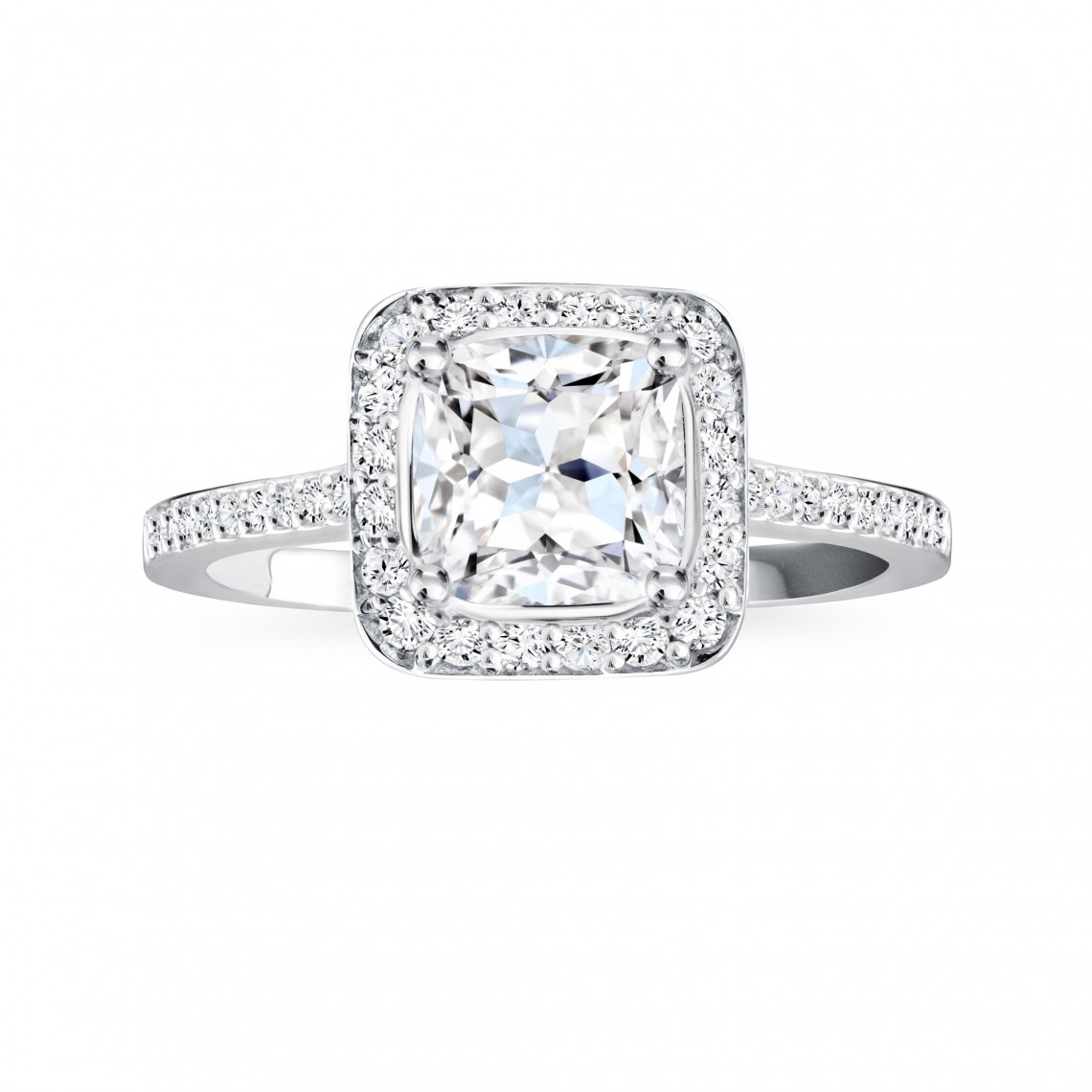 Birks Amorique® Pavé Diamond Engagement Ring