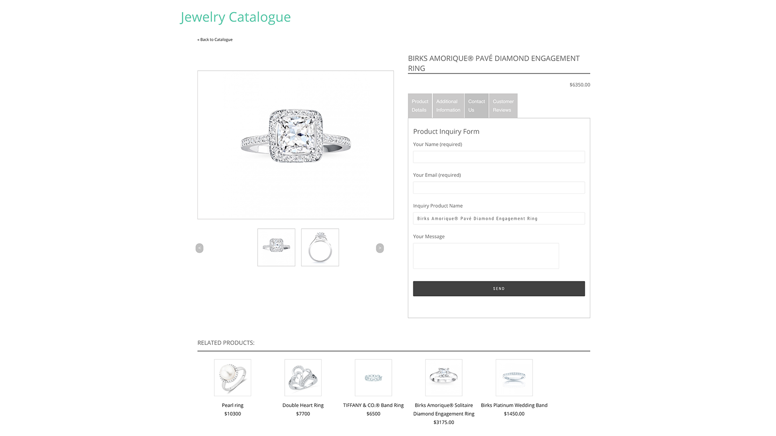 Product Inquiry Form