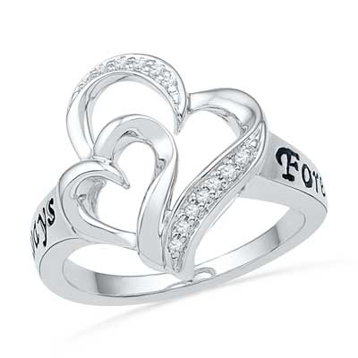 Double Heart Ring main image