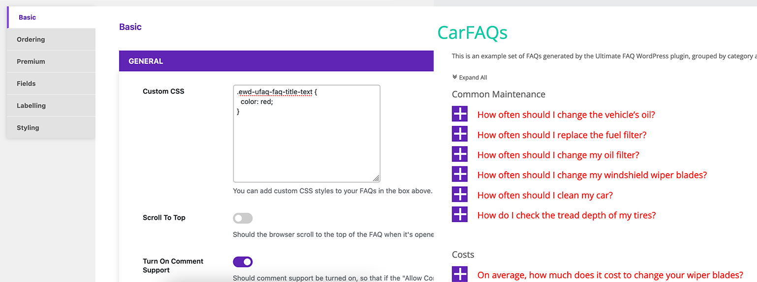 Faq Styling Html. Web Styling Options for Ultimate FAQs - Etoile Web Design - Premium ...