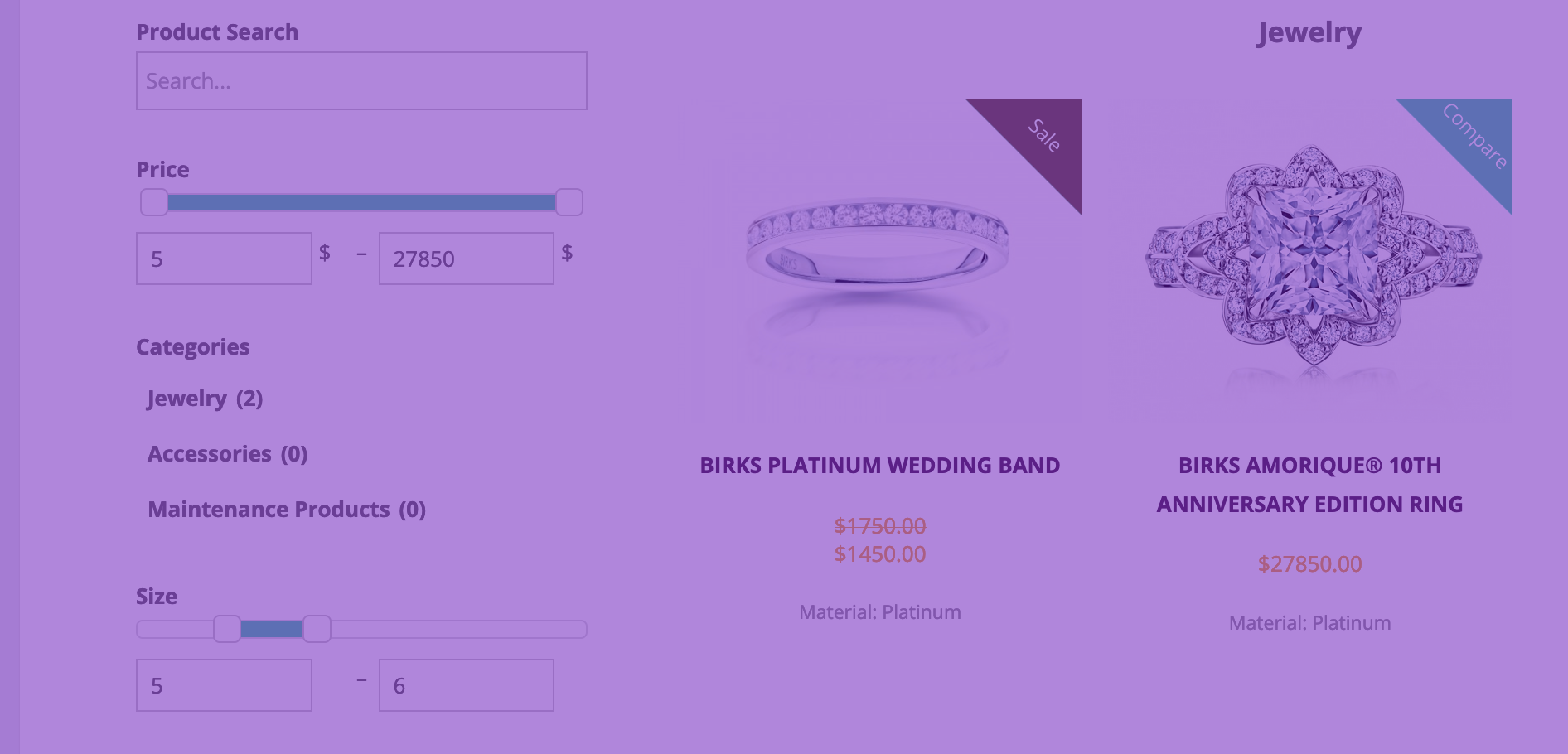 WordPress Custom Product Filtering – Ultimate Product Catalogue