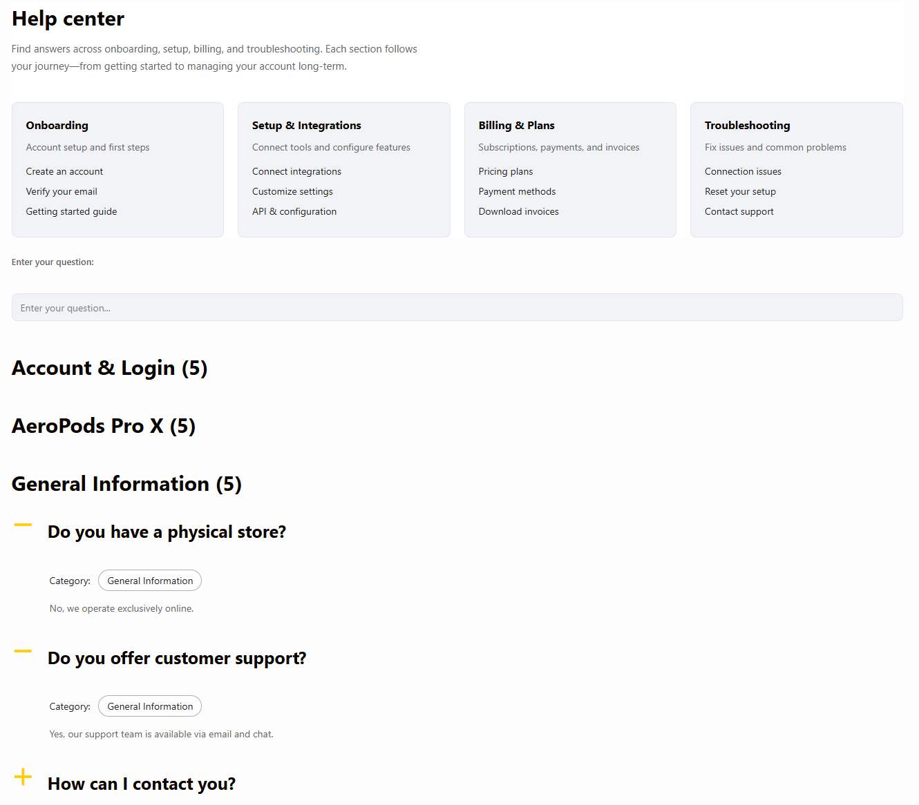 Alternative to WP Responsive FAQ plugin