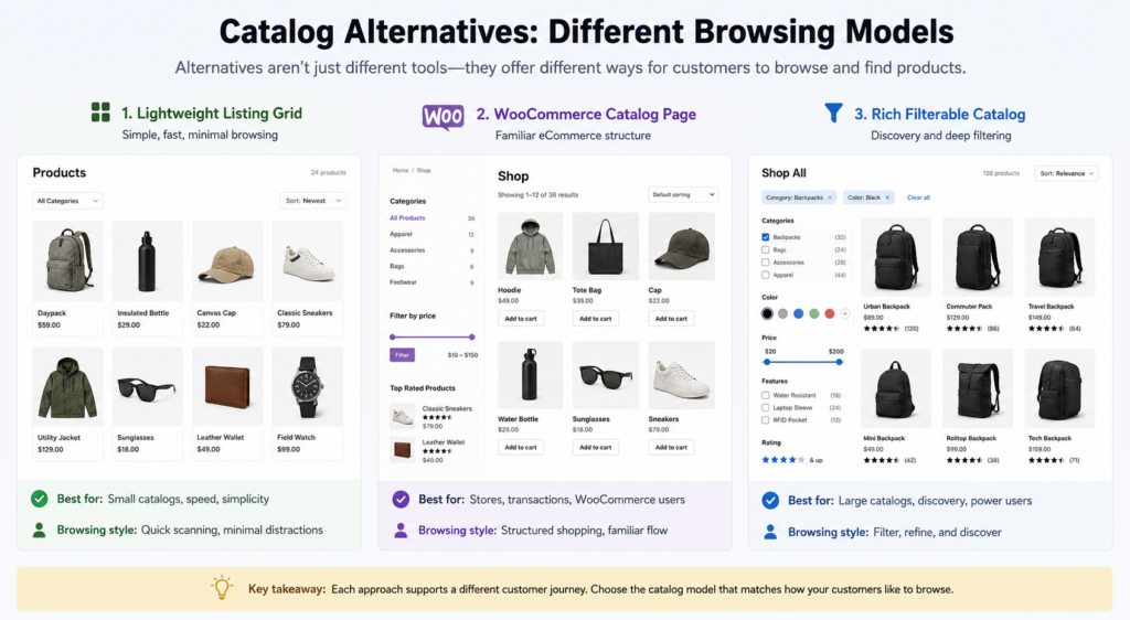 Best product catalog plugin alternatives